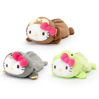 Hello Kitty Tropical Animal Plush Zipper Pouch