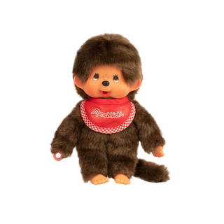 Monchhichi Classic Red Bib Boy Plush