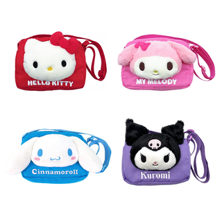 Sanrio Plush Face Mini Shoulder Pouch