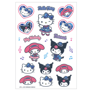 Sanrio Girls Group Temporary Tattoo Sheet