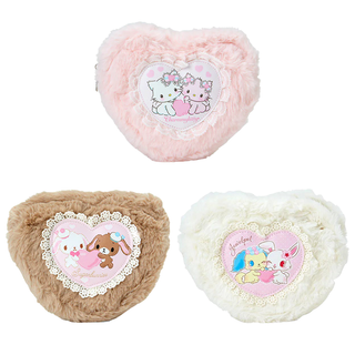Sanrio Heisei Heart Zipper Pouch